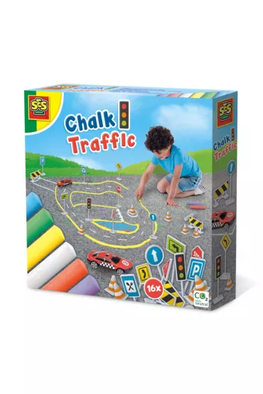 Ses Creative Kreda chodnikowa Ruch uliczny set