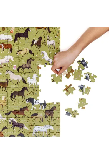 Puzzle Puzzlove CzuCzu 200 el. Konie Bright Junior Media