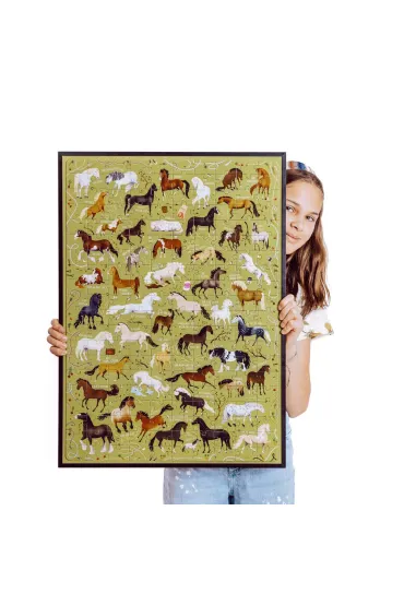 Puzzle Puzzlove CzuCzu 200 el. Konie Bright Junior Media