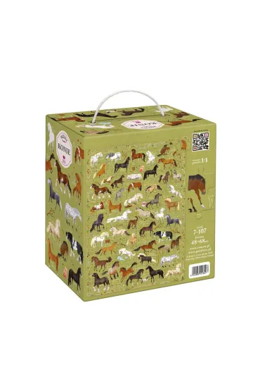 Puzzle Puzzlove CzuCzu 200 el. Konie Bright Junior Media