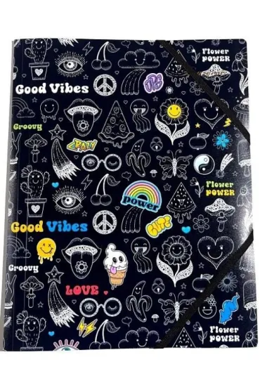 Fresh Teczka A4+ plastikowa z gumk� Good Vibes