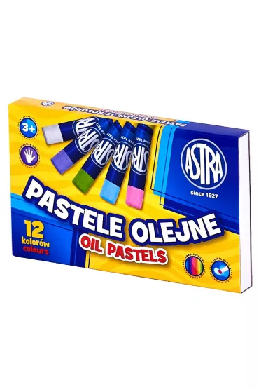 Astra Pastele olejne 12 szt.