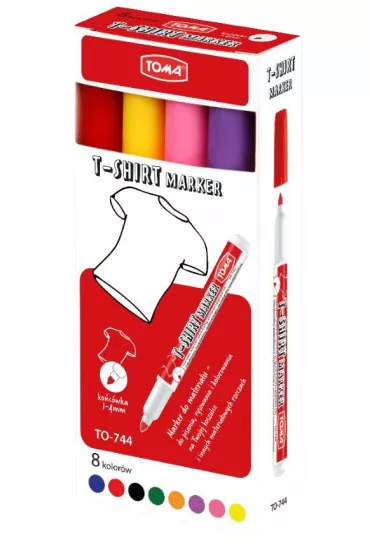 Toma Marker do ubra� Brush 8 szt.