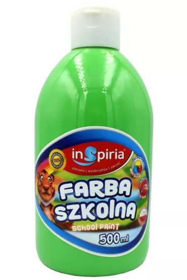 InSpiria Farba szkolna zielona 500 ml
