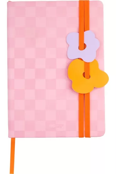 Notes z gumkami A5/80K kropki Bloom HAPPY COLOR