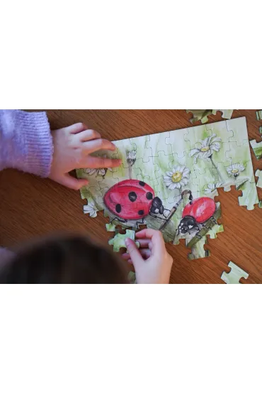 Puzzle 60 el. Biedronki Mama Maluje