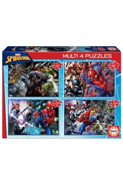 Puzzle 4w1 Spider-Man Educa