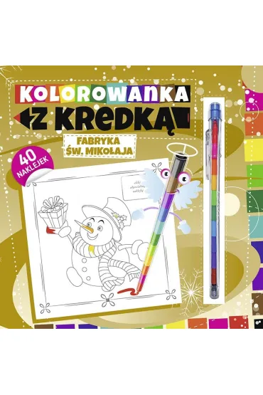 Kolorowanka z kredk�. Fabryka �wi�tego Miko�aja