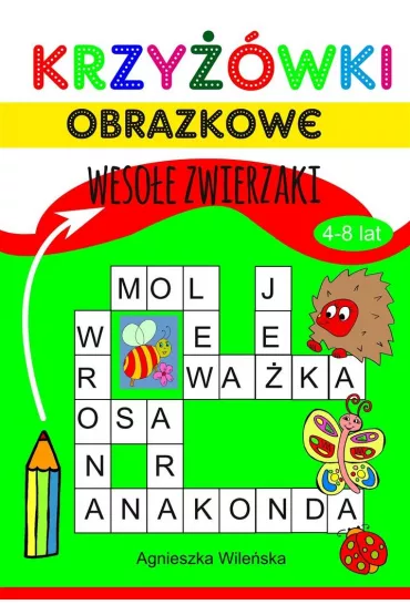 Krzywki obrazkowe. Wesoe zwierzaki 4-8 lat - Agnieszka Wileska