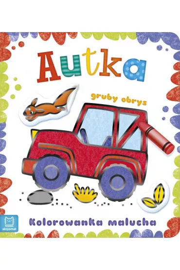 Autka. Kolorowanka malucha z grubym obrysem