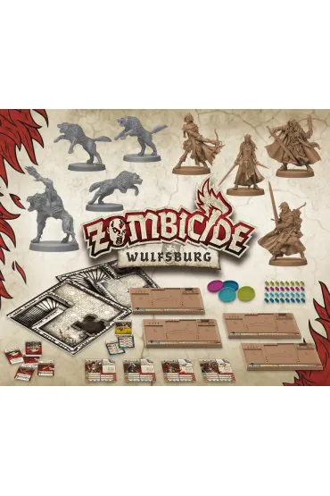 Zombicide: Wulfsburg. Edycja polska. Dodatek do gry - Raphael  Guiton, Jean-Baptiste Lullien, Nicolas Raoult