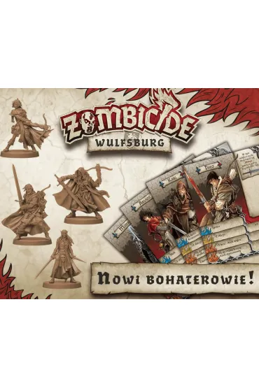 Zombicide: Wulfsburg. Edycja polska. Dodatek do gry - Raphael  Guiton, Jean-Baptiste Lullien, Nicolas Raoult