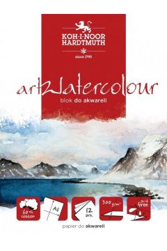 Koh-I-Noor Blok akwarelowy Art Watercolour A6 300 g 12 kartek
