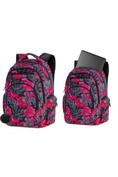 Plecak Coolpack Flash Red&Black Flowers A240