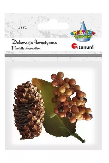 Titanum Ki�� jag�d z li�ciem owoce ��ty