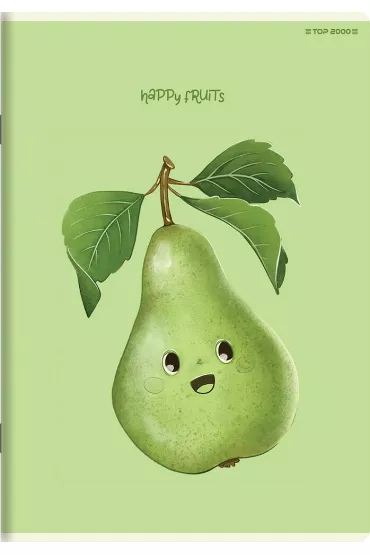 Top-2000 Zeszyt A5 Fruits kratka, 70g 32 kartki