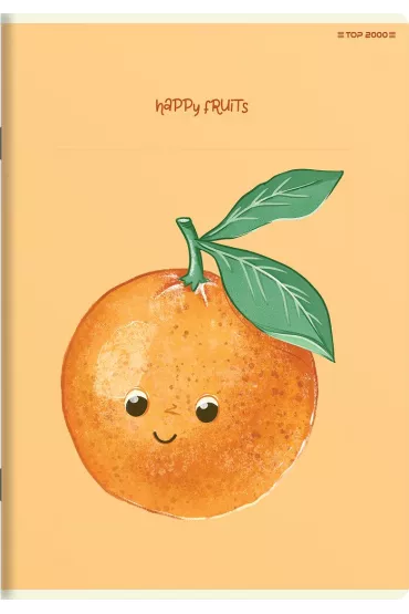 Top-2000 Zeszyt A5 Fruits kratka, 70g 32 kartki