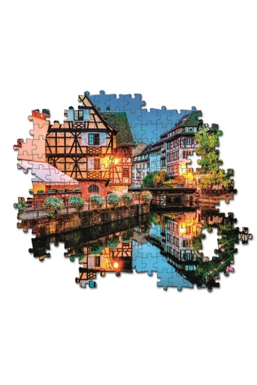 Puzzle 500 el. HQ Strasbourg old town Clementoni