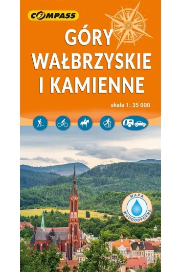 Mapa turysty. G�ry Wa�brzyskie i kamienne 1:35 000