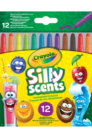 Crayola Kredki wykr�cane Silly Scents 12 kolor�w