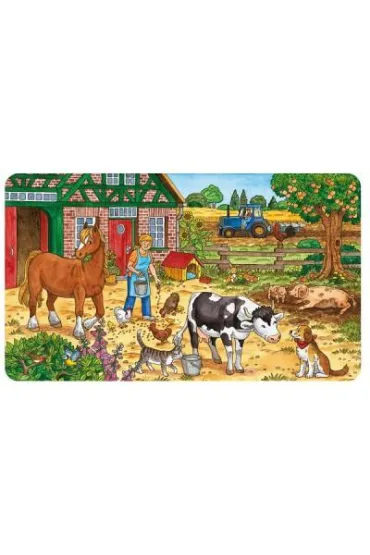 Puzzle 15 el. �ycie na farmie Ravensburger