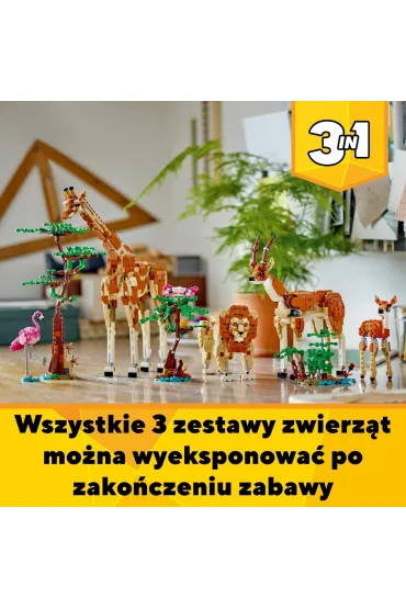 LEGO Creator Dzikie zwierz�ta z safari 31150