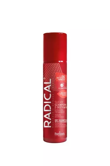 Radical Farmona Dry Shampoo suchy szampon z od�ywk� do w�os�w zniszczonych i os�abionych 180 ml