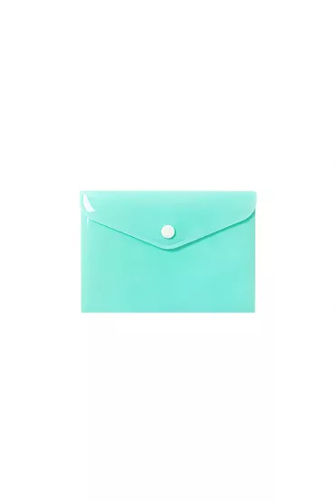 Biurfol Teczka A6 kopertowa PP pastel zielony