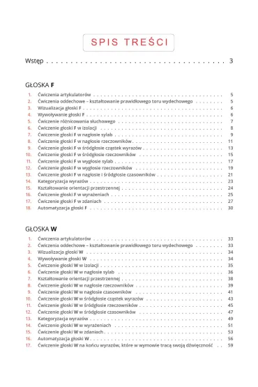 �wiczenia wprowadzaj�ce i utrwalaj�ce g�oski F, W - Magdalena Maniecka