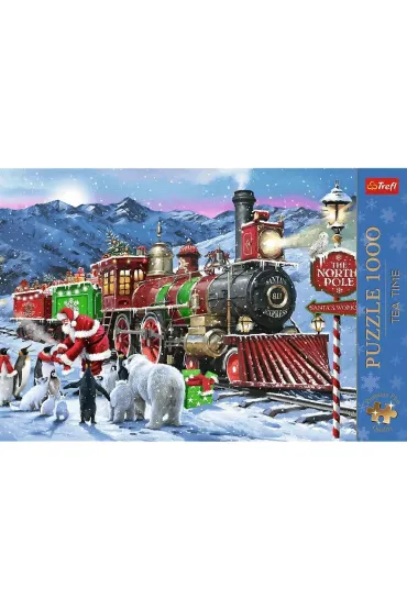 Puzzle 1000 el. XMAS Tea Time Trefl