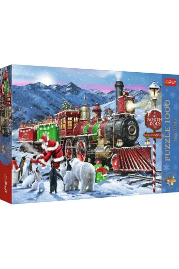 Puzzle 1000 el. XMAS Tea Time Trefl