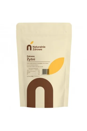 Naturalnie Zdrowe Zakwas naturalny �ytni suszony 500 g