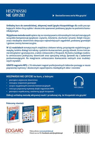 Hiszpa�ski nie gryzie! MP3 Wyd.3 - Agnieszka Kowalewska , Anna Wieczorek