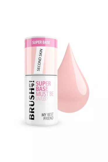 BrushUp! Super Base Must Be UV/LED baza hybrydowa do paznokci My Best Friend Second Skin 5 g