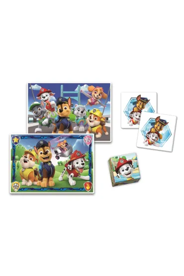 Puzzle 4w1 (30+48 el.) Edukit Psi Patrol Clementoni