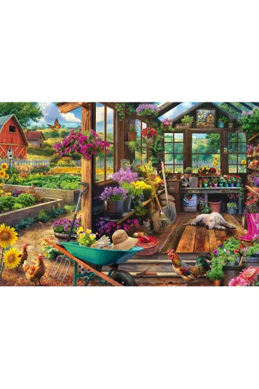 Puzzle PQ 1000 el. Szopa ogrodowa Schmidt - Jeff Haynie