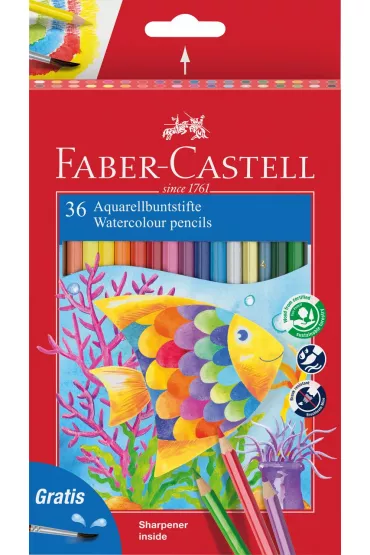 Faber-Castell Kredki akwarelowe 36 szt.