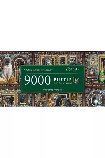 Puzzle 9000 el. Whiskered Wonders Lisa Parker Trefl