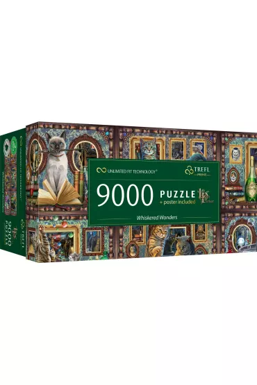 Puzzle 9000 el. Whiskered Wonders Lisa Parker Trefl