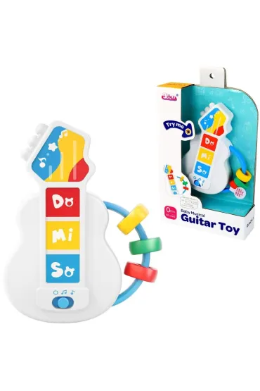 Gitara grzechotka muzyczna dla malucha Trifox