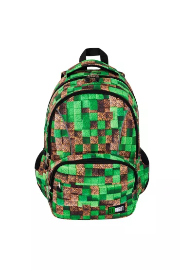 St. Majewski Plecak 2-komorowy Pixel Cubes 17 cali