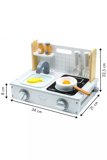 Drewniana mini kuchnia Ecotoys