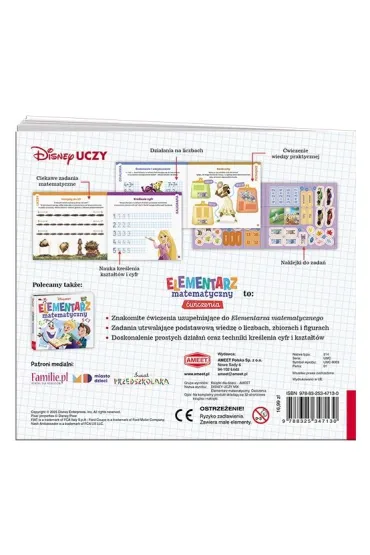 DISNEY UCZY MIX.  Elementarz matematyczny. �wiczenia