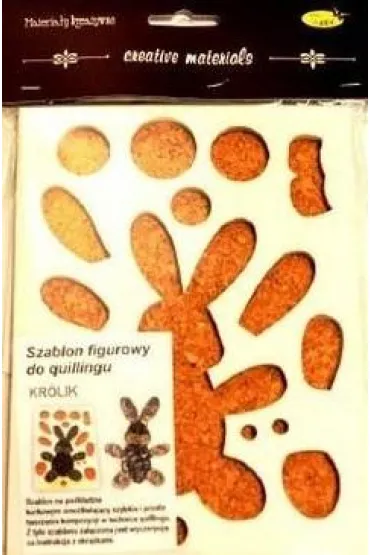 Galeria Hobby Szablon figurowy do quillingu kr�lik 14.5x19cm