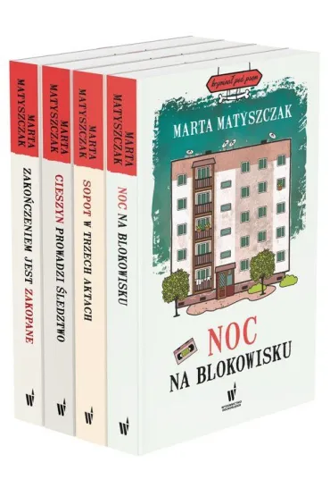 Pakiet Krymina� pod psem. Tomy 9-12: Noc na blokowisku, Sopot w trzech aktach, Cieszyn prowadzi �ledztwo, Zakonczenie jest Zakopane - Marta Matyszczak