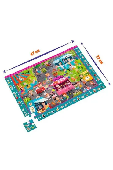 Puzzle edukacyjne 54 el. Detective. Candy Fair Roter Kafer