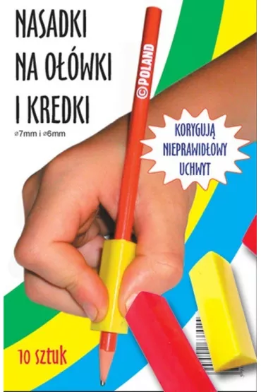 Harmonia Tr�jk�tne nasadki na o��wki i kredki 10 szt.