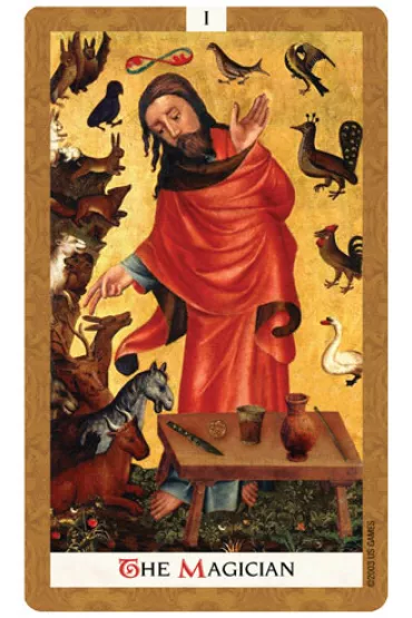 Golden Tarot, karty do wr�enia