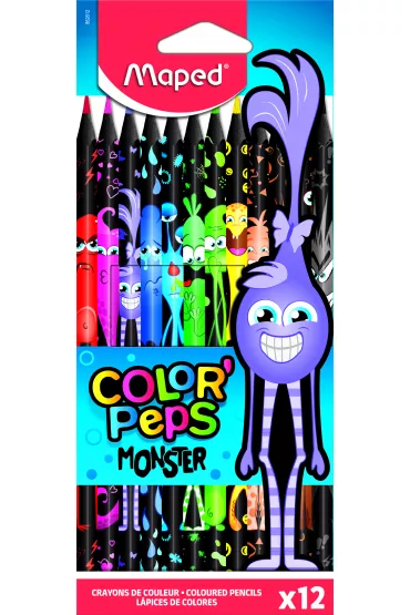 Maped Kredki Colorpeps Monster tr�jk�tne 12 szt.