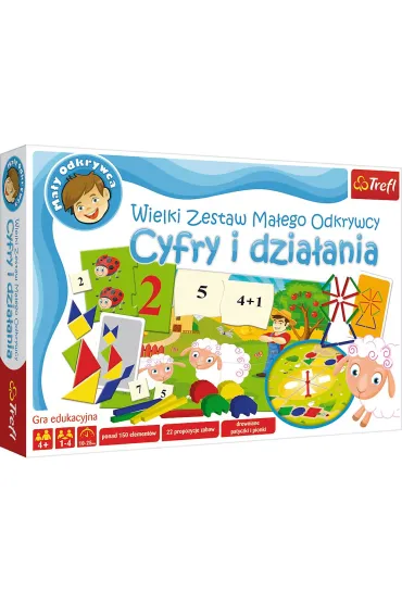 Gra Wielki Zestaw Ma�ego Odkrywcy Cyfry i Dzia�ania - Gra Wielki zestaw ma�ego odkrywcy cyfry
